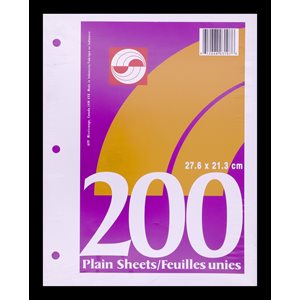 CLEARANCE: APP Refill Paper Plain 200 shts ~EACH