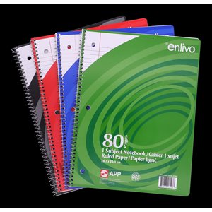 CLEARANCE: APP Coil Bound Notebook 80 pgs ~EACH