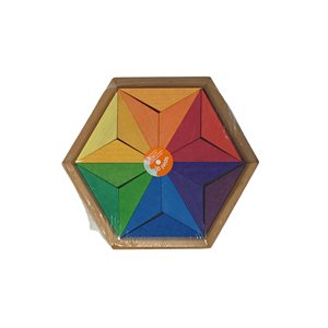 Wood Puzzle Mini Colour Star ~SET 18