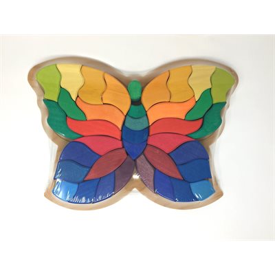 Wood Puzzle Large Butterfly ~SET 37