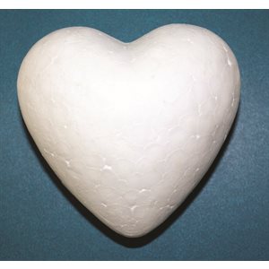 Styrofoam Hearts 85 x 80mm BULK ~PKG 50