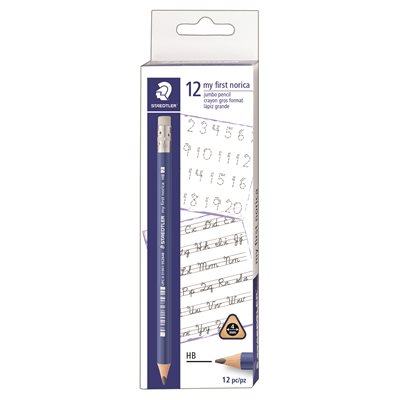 Staedtler Jumbo Tri Pencil Pre-sharp Primary ~BOX 12
