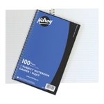 Hilroy Coil Bound 9"x 6" Ruled Notebook 100 pgs ~EACH