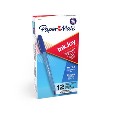 InkJoy BLUE Medium Pens ~BOX 12
