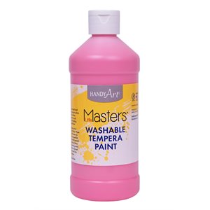 Little Masters Washable Tempera Paint Pink 16oz ~EACH