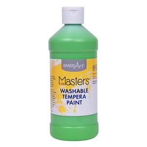 Little Masters Washable Tempera Paint Lt Green 16oz ~EACH