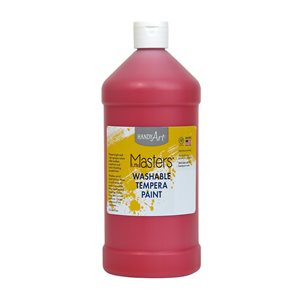 Little Masters Washable Tempera Paint Red 32oz ~EACH