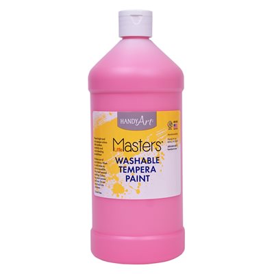 Little Masters Washable Tempera Paint Pink 32oz ~EACH