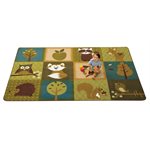 Nature's Friends Toddler Rug 6' x 9 Rectangle ~EACH