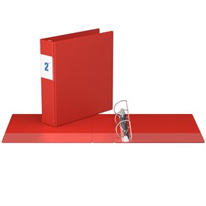 2 " RED D Ring Commercial Binder ~EACH