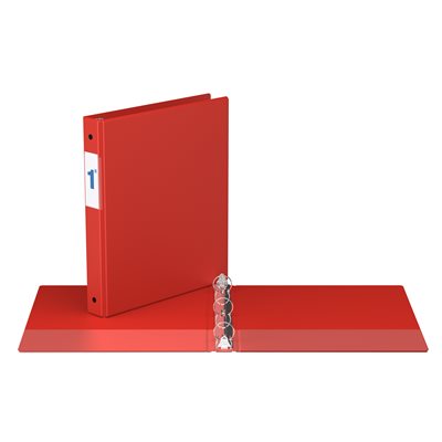 1" RED O Ring Commercial Binder ~EACH