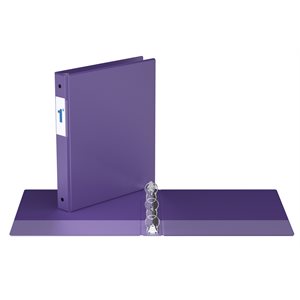 1" PURPLE O Ring Binder Commercial ~EACH