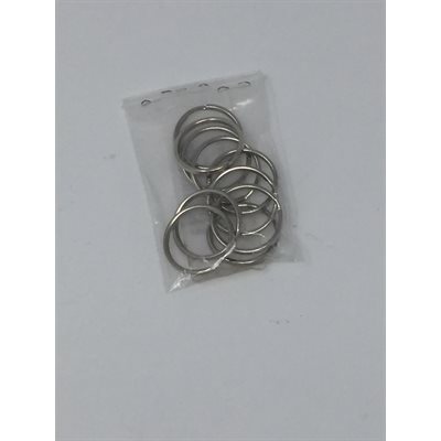 Split Key Rings 25mm ~PKG 10
