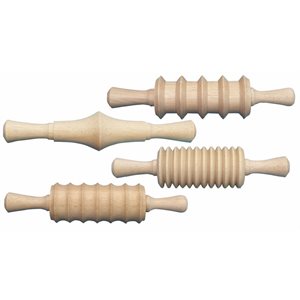 Clay Rolling Pins SMALL ~PKG 4