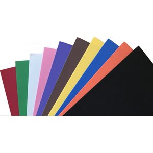 Foam Sheets - Assorted Colours, 9x12 ~PKG 10