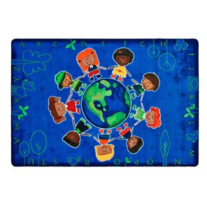 Carpet Give the Planet a Hug 8' x 12' Rectangle ~EACH
