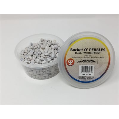 Pebbles WHITE FROST 16oz ~EACH