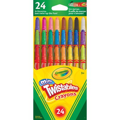 Crayola Crayons Twistable ~PKG 24