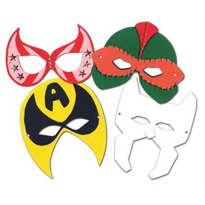 Super Hero Masks ~PKG 24