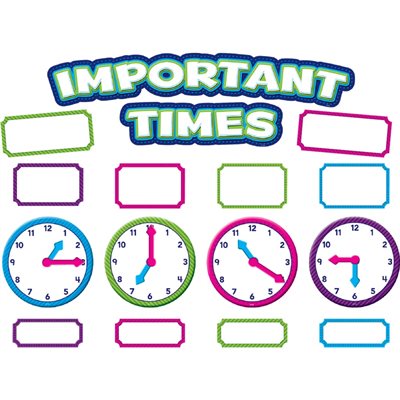 Mini Bulletin Important Times Set ~EACH