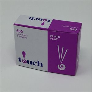 Flat Toothpicks ~BOX 650