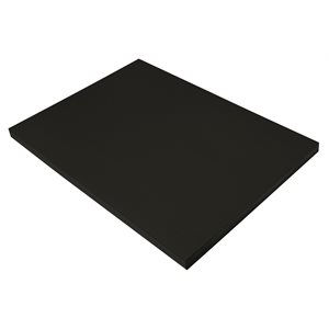 Construction Paper BLACK 18x24 ~PKG 50
