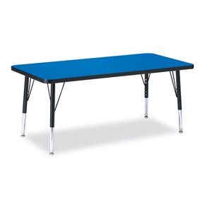 Berries Table, Elementary Height - Blue 24" x 48" ~EACH
