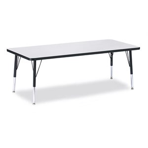 Berries Table, Toddler- Gray 30" x 72" ~EACH