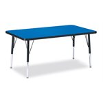 Berries Table, Elementary Height - Blue 30" x 48" ~EACH