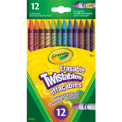 Twistable Pencil Crayons ~PKG 12