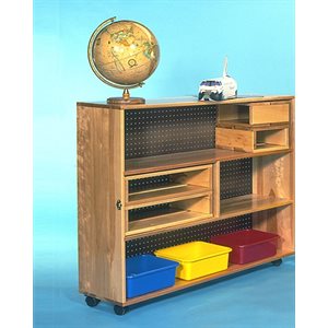 Storage Cabinet 2 Shelves & Divider ~EACH
