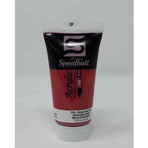Acrylic QUIN RED Paint Tube 75cc ~EACH