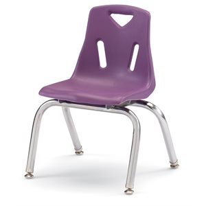 12" Purple Chair w / Chrome Plated legs ~EACH