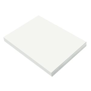 Construction Paper WHITE 9x12 ~PKG 100