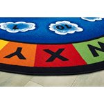 Carpet Sunny Day Learn & Play 6' 9" x 9' 5" Oval ~EACH