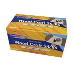 Natural Wood Popsicle Sticks ~BOX 1000