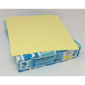 Copy Paper CANARY 8.5" x 11" ~PKG 500