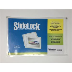 Env Poly w / Slidelock CLEAR 17.75" x 11.75" ~EACH
