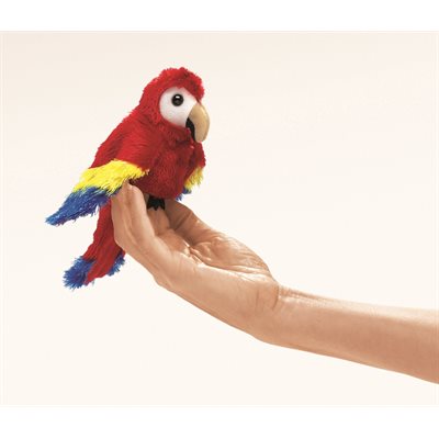 Finger Puppet Scarlet Macaw ~EACH
