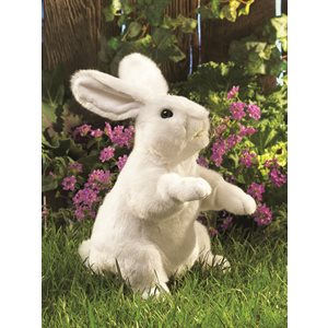 Puppet Standing White Rabbit ~EACH