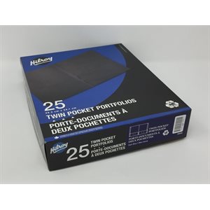 Portfolios Twin Pocket DK BLUE ~BOX 25