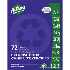Hilroy Exercise Book Interlined 9x7 x 72 pgs ~EACH