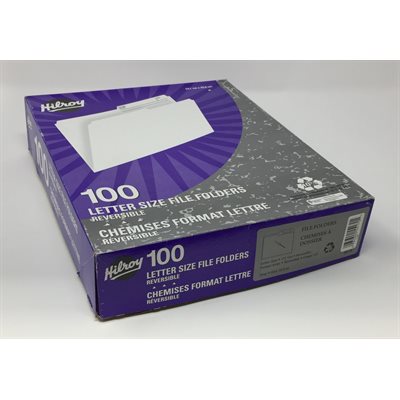 Filefolders Letter GREY ~BOX 100