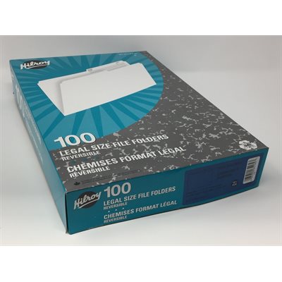 Filefolders Legal BLUE ~BOX 100