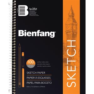 BF Sketch Book 8.5" x 11" ~PAD 100