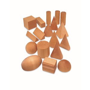 Hardwood Geometric Solids ~SET 12