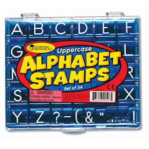 Stamps Uppercase Alpha & Punct ~SET 34
