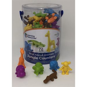 Wild about Animals Jungle Counters ~SET 72