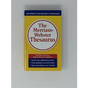 Merriam-Webster Thesaurus ISBN 9780877798507 