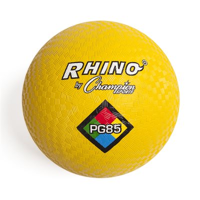 Playground Ball YELLOW 8.5" ~EACH